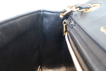 Load image into Gallery viewer, CHANEL Mini Matelasse chain shoulder bag Lambskin Black/White/Gold hadware Shoulder bag 800080235