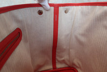 Load image into Gallery viewer, HERMES GARDEN PARTY PM Country leather Rouge casaque X Engraving Tote bag 800040141