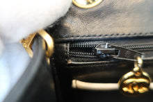 Load image into Gallery viewer, CHANEL Mini Matelasse chain shoulder bag Lambskin Black/White/Gold hadware Shoulder bag 800080235