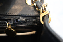 Load image into Gallery viewer, CHANEL Mini Matelasse chain shoulder bag Lambskin Black/White/Gold hadware Shoulder bag 800080235