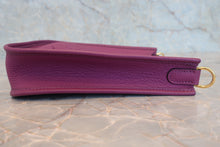 将图片加载到图库查看器,HERMES EVELYNE TPM Clemence leather Anemone Y刻印 Shoulder bag 800080012