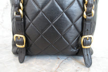 画像をギャラリービューアに読み込む, CHANEL/シャネル マトラッセチェーンリュック ラムスキン ブラック/ゴールド金具 リュック 700080045