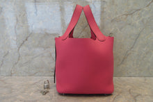 將圖片載入圖庫檢視器 HERMES/エルメス ピコタンロックPM トリヨンクレマンス ローズショッキング U刻印 ハンドバッグ 700090036