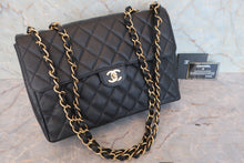 画像をギャラリービューアに読み込む, CHANEL/シャネル 中マトラッセシングルフラップチェーンショルダーバッグ キャビアスキン ブラック/ゴールド金具 ショルダーバッグ 800090116