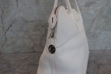 Load image into Gallery viewer, HERMES BOLIDE 35 Clemence leather White □J Engraving Hand bag 700100052