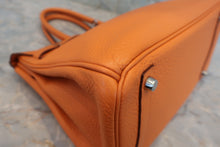 Load image into Gallery viewer, HERMES BIRKIN 30 Clemence leather Orange □P Engraving Hand bag 800060140