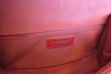 画像をギャラリービューアに読み込む, CHANEL/シャネル ボーイシャネルチェーンショルダーバッグ ソフトキャビアスキン レッド/シルバー金具 ショルダーバッグ 700070069