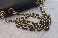 Load image into Gallery viewer, CHANEL Bias stitch chain shoulder bag Caviar skin Black/Gold hadware Shoulder bag 800030067