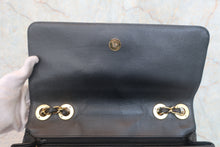 Load image into Gallery viewer, CHANEL Bias stitch chain shoulder bag Caviar skin Black/Gold hadware Shoulder bag 800030067