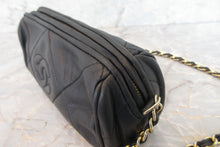 Load image into Gallery viewer, CHANEL CC mark fringe chain shoulder bag Lambskin Black/Gold hadware Shoulder bag 700070076