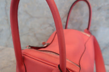 Load image into Gallery viewer, HERMES LINDY 26 Evercolor leather Rose azalee  A Engraving Shoulder bag 700070096