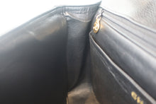 Load image into Gallery viewer, CHANEL Bias stitch chain shoulder bag Caviar skin Black/Gold hadware Shoulder bag 800030067
