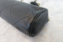 Load image into Gallery viewer, CHANEL CC mark fringe chain shoulder bag Lambskin Black/Gold hadware Shoulder bag 700070076