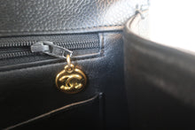 Load image into Gallery viewer, CHANEL Bias stitch chain shoulder bag Caviar skin Black/Gold hadware Shoulder bag 800030067