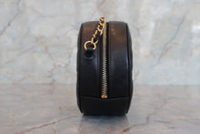 Load image into Gallery viewer, CHANEL Matelasse round chain shoulder bag Lambskin Black/Gold hadware Shoulder bag 700060266