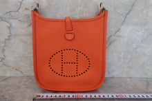 画像をギャラリービューアに読み込む, HERMES/エルメス エブリンTPM トリヨンクレマンス オレンジ X刻印 ショルダーバッグ 700030118