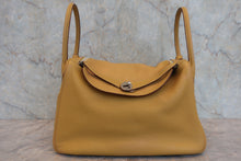 将图片加载到图库查看器,HERMES LINDY 34 Clemence leather Curry □L刻印 Shoulder bag 800070157