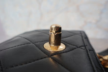 Load image into Gallery viewer, CHANEL Matelasse chain shoulder bag Lambskin Black/Gold hadware Shoulder bag 700120217