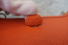 画像をギャラリービューアに読み込む, HERMES/エルメス エブリンTPM トリヨンクレマンス オレンジ X刻印 ショルダーバッグ 700030118