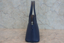 Load image into Gallery viewer, HERMES/BOLIDE 27 Chevre myzore goatskim Blue brighton □J Engraving Shoulder bag 800060148