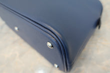 Load image into Gallery viewer, HERMES/BOLIDE 27 Chevre myzore goatskim Blue brighton □J Engraving Shoulder bag 800060148