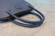 Load image into Gallery viewer, HERMES/BOLIDE 27 Chevre myzore goatskim Blue brighton □J Engraving Shoulder bag 800060148