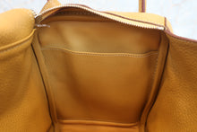 将图片加载到图库查看器,HERMES LINDY 34 Clemence leather Curry □L刻印 Shoulder bag 800070157