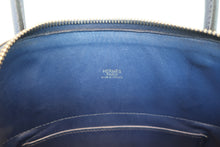 Load image into Gallery viewer, HERMES/BOLIDE 27 Chevre myzore goatskim Blue brighton □J Engraving Shoulder bag 800060148