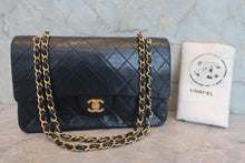 将图片加载到图库查看器,CHANEL/香奈儿 CF 双盖 双链条包 羊皮 Black/Gold hadware(黑色/金色金属) 肩背包 800070167