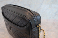 Load image into Gallery viewer, CHANEL Matelasse fringe chain shoulder bag Lambskin Black/Gold hadware Shoulder bag 700100061