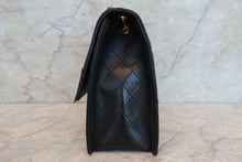 画像をギャラリービューアに読み込む, CHANEL/シャネル 2.55台形チェーンショルダーバッグ ラムスキン ブラック/ゴールド金具 ショルダーバッグ 700110122