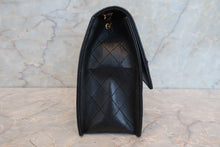 画像をギャラリービューアに読み込む, CHANEL/シャネル 2.55台形チェーンショルダーバッグ ラムスキン ブラック/ゴールド金具 ショルダーバッグ 700110122