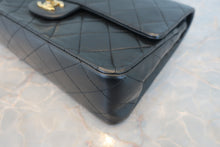 将图片加载到图库查看器,CHANEL/香奈儿 CF 双盖 双链条包 羊皮 Black/Gold hadware(黑色/金色金属) 肩背包 800070167