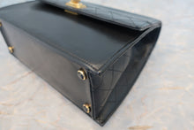 画像をギャラリービューアに読み込む, CHANEL/シャネル 2.55台形チェーンショルダーバッグ ラムスキン ブラック/ゴールド金具 ショルダーバッグ 700110122