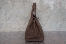 将图片加载到图库查看器,HERMES BIRKIN 30 Clemence leather Etoupe gray □K刻印 Hand bag 700120215