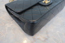 将图片加载到图库查看器,CHANEL/香奈儿 CF 双盖 双链条包 羊皮 Black/Gold hadware(黑色/金色金属) 肩背包 800070167