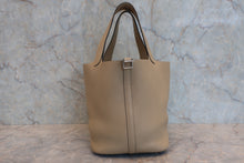 Load image into Gallery viewer, HERMES PICOTIN LOCK MM Clemence leather Trench X Engraving Hand bag 800060137