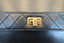 画像をギャラリービューアに読み込む, CHANEL/シャネル 2.55台形チェーンショルダーバッグ ラムスキン ブラック/ゴールド金具 ショルダーバッグ 700110122