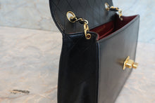 画像をギャラリービューアに読み込む, CHANEL/シャネル 2.55台形チェーンショルダーバッグ ラムスキン ブラック/ゴールド金具 ショルダーバッグ 700110122