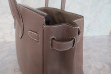 将图片加载到图库查看器,HERMES BIRKIN 30 Clemence leather Etoupe gray □K刻印 Hand bag 700120215