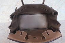 将图片加载到图库查看器,HERMES BIRKIN 30 Clemence leather Etoupe gray □K刻印 Hand bag 700120215