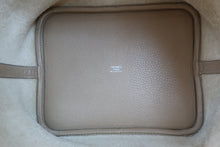 Load image into Gallery viewer, HERMES PICOTIN LOCK MM Clemence leather Trench X Engraving Hand bag 800060137