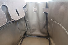 将图片加载到图库查看器,HERMES BIRKIN 30 Clemence leather Etoupe gray □K刻印 Hand bag 700120215