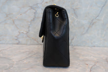 画像をギャラリービューアに読み込む, CHANEL/シャネル ミニマトラッセシングルフラップチェーンショルダーバッグ ラムスキン ブラック/ゴールド金具 ショルダーバッグ 700110124