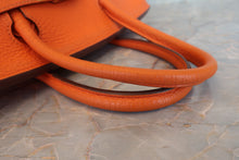 画像をギャラリービューアに読み込む, HERMES/エルメス バーキン30 トリヨンクレマンス オレンジ □M刻印 ハンドバッグ 700070276