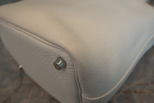 Load image into Gallery viewer, HERMES PICOTIN LOCK PM Clemence leather □J Engraving White Hand bag 800060079