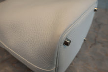 Load image into Gallery viewer, HERMES PICOTIN LOCK PM Clemence leather □J Engraving White Hand bag 800060079
