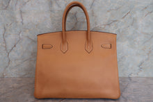 Load image into Gallery viewer, HERMES BIRKIN 35 Ardennes leather Natural □J Engraving Hand bag 700030294