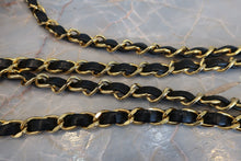 画像をギャラリービューアに読み込む, CHANEL/シャネル ミニマトラッセシングルフラップチェーンショルダーバッグ ラムスキン ブラック/ゴールド金具 ショルダーバッグ 700110124