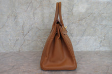 画像をギャラリービューアに読み込む, HERMES/エルメス バーキン35 クシュベル ゴールド □C刻印 ハンドバッグ 700080015